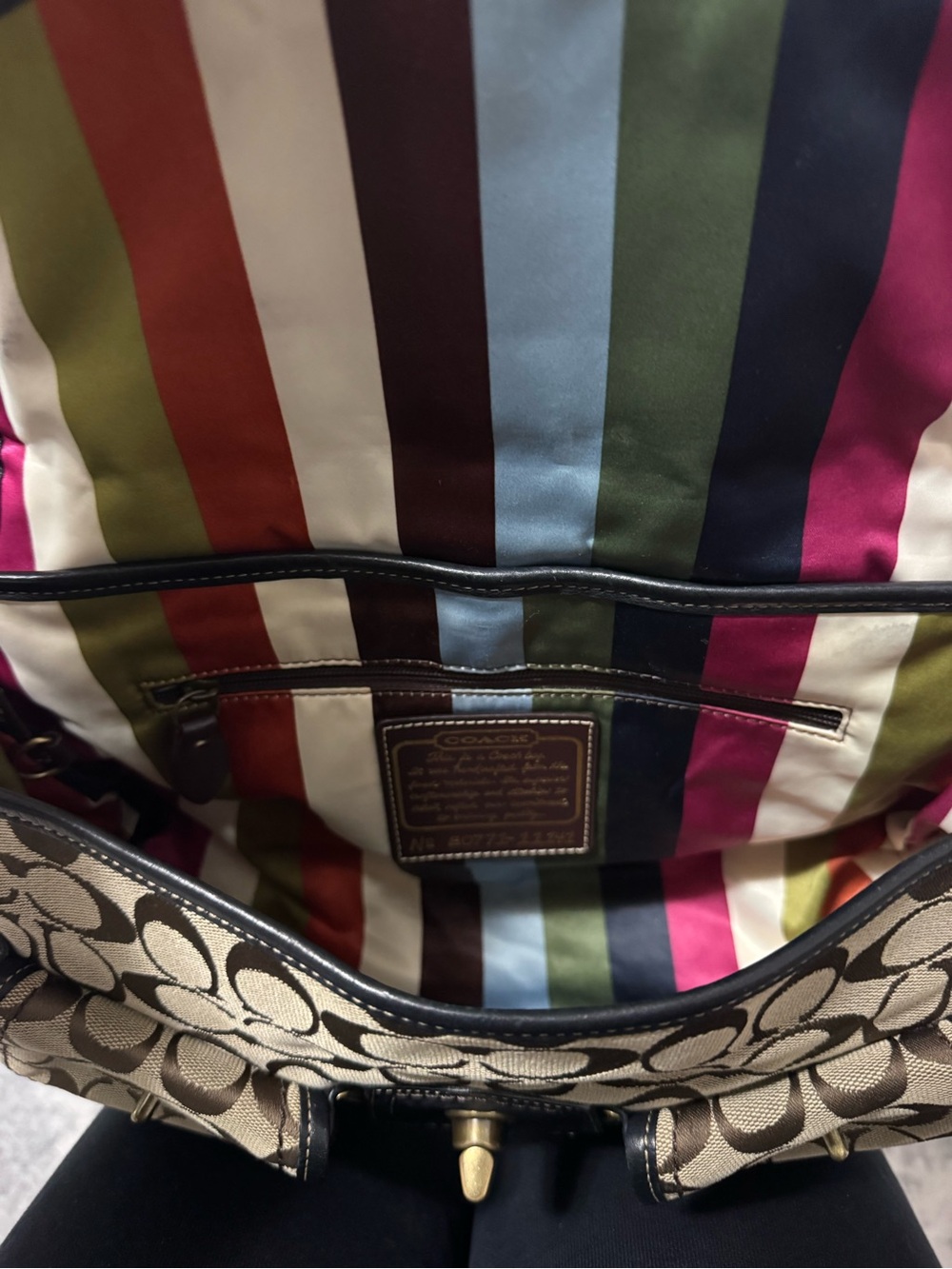 Vintage Coach Legacy Leigh purse - Picture 6 of 7